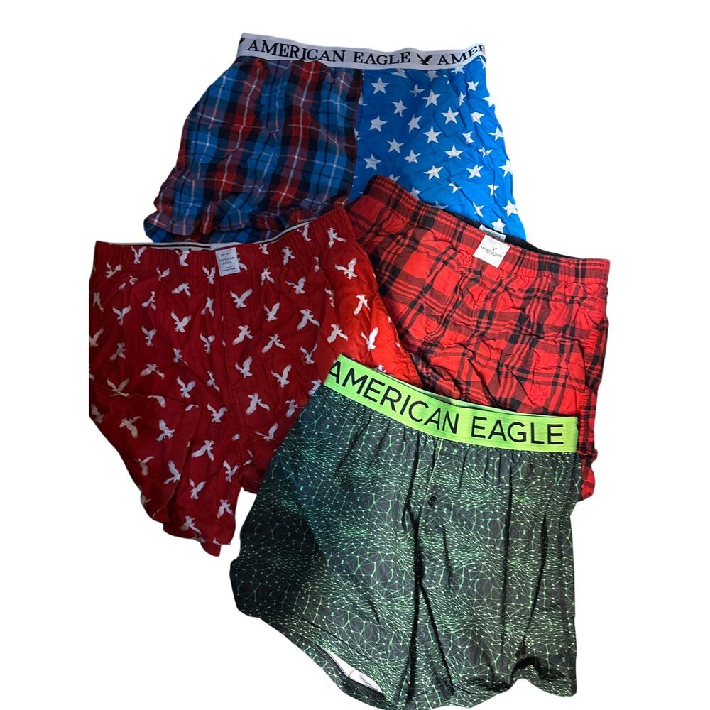 AMERICAN EAGLE boxers- bundle , size Medium